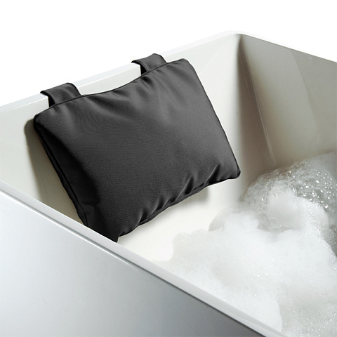 Decor Walther Loft NK Подушка для ванной 32x21см, на двух присосках, нейлон, цвет: черный, 0952060