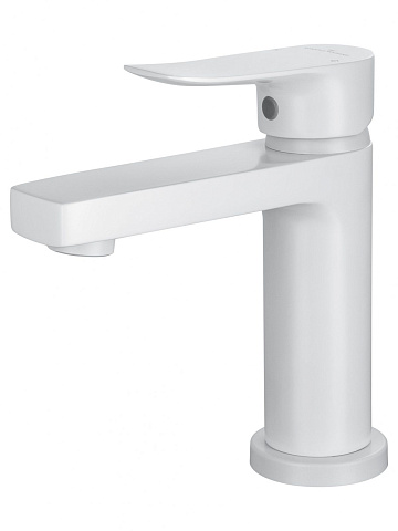Смеситель для раковины WONZON & WOGHAND Blend, Белый матовый WW-A40222-MW