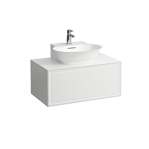 Laufen New Classic База под раковину подвесная , 780х450х350 мм, 1 ящиком, цвет белый глянцевый (для раковины 816852), 4.0601.3.085.631.1
