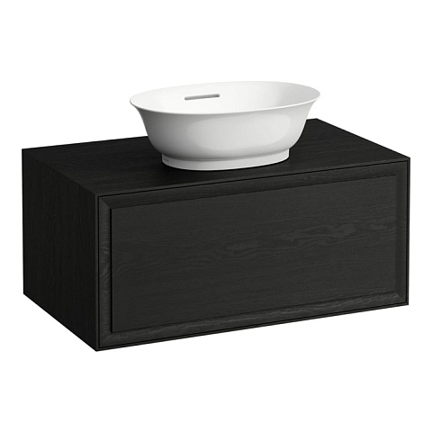 Laufen New Classic База под раковину подвесная , 780х450х350 мм, 1 ящик, цвет черный дуб (для раковины 812852, 812853) (СПЕЦЦЕНА!), 4.0601.1.085.628.1
