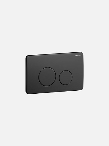 Клавиша смыва Wellsee Module Compact, акрил, цвет черный матовый (подходит только для инсталляции 129504000) 129548000