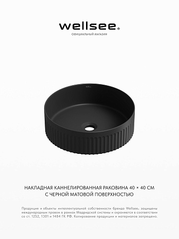 Накладная раковина для ванной Wellsee Festive Fox 2.0 319608000