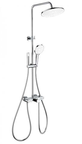 Душевая система с термостатом WONZON & WOGHAND MUSE Selesta, Хром WW-B4113-CR