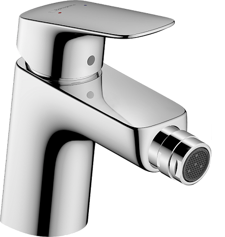 Смеситель Hansgrohe Logis для биде, однорычажный, со сливным гарнитуром 71204000
