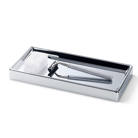 Decor Walther DW 345 Бокс универсальный 25x12x2см, цвет: хром, 0817900