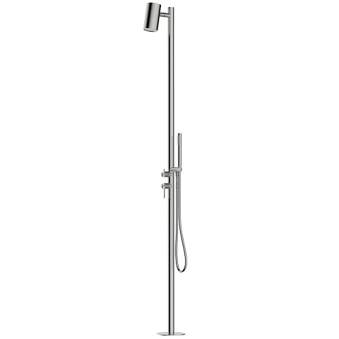Душ ABBER Wasser Kreis 316 AF8180BST напольный, брашированная сталь