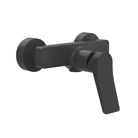 GESSI Rilievo Смеситель для душа, настенный на 2 отв., цвет: nero XL, 59031#299