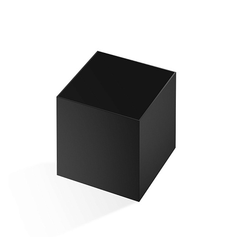 Decor Walther Cube DW 356 Баночка универсальная 13x13x14см, цвет: черный матовый, 0846460