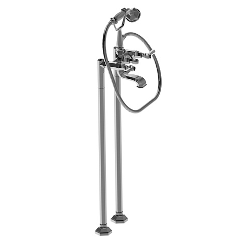 Stella Eccelsa Leve Напольный смеситель для ванны 3274CL306 с ручным душем, цвет: хром, EL 02208 CR00