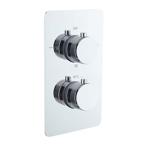Смеситель встроенный с термостатом 3-х проходной Boheme CHROME 134-3-CR