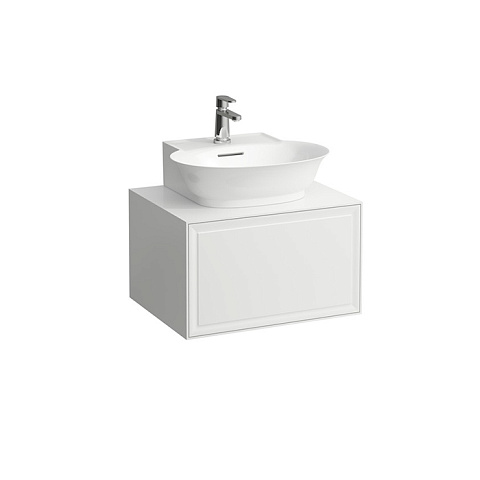 Laufen New Classic База под раковину подвесная , 580х450х350 мм, 1 ящик, белый глянцевый (для раковины 816852), 4.0600.3.085.631.1