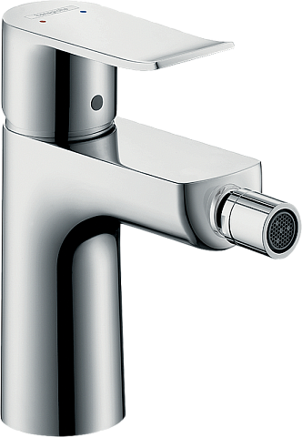 Смеситель Hansgrohe Metris для биде, однорычажный, со сливным гарнитуром 31280000