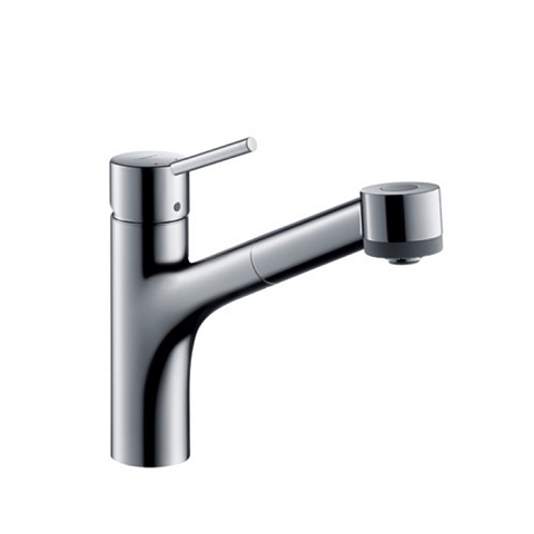 Смеситель Hansgrohe Talis S для кухни, однорычажный, с выдвижным душем, ½’ 32841000