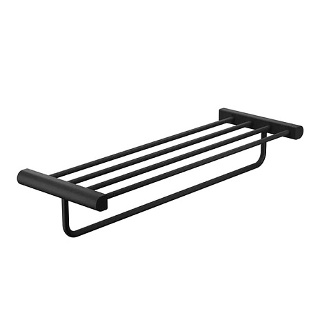 GESSI Rilievo Полка с полотенцедержателем, 60 см, цвет: nero XL, 59407#299