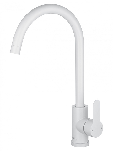 Смеситель для кухни WONZON & WOGHAND, Белый матовый WW-AE4554-MW