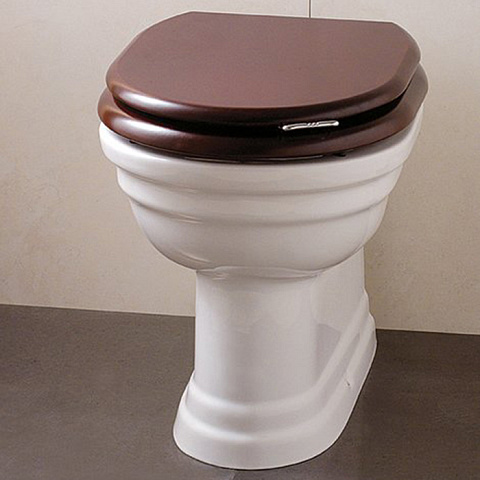 Devon&Devon Devon Classica Унитаз напольный пристенный (45x36,3 cм), горизонтальный выпуск, цвет: белый (НЕ производится!), IBWCCLN