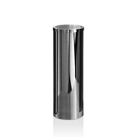 Decor Walther DW 1024 Корзина для бумаги 20xh60см, с крышкой, цвет: сталь матовая, 0611276