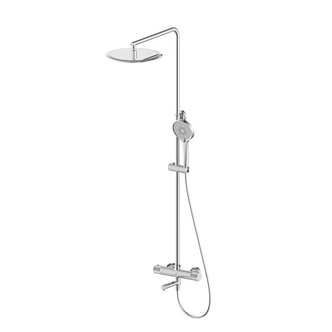 Душевая стойка с термостатом Oliveeka Y OL-739902-BN, никель матовый