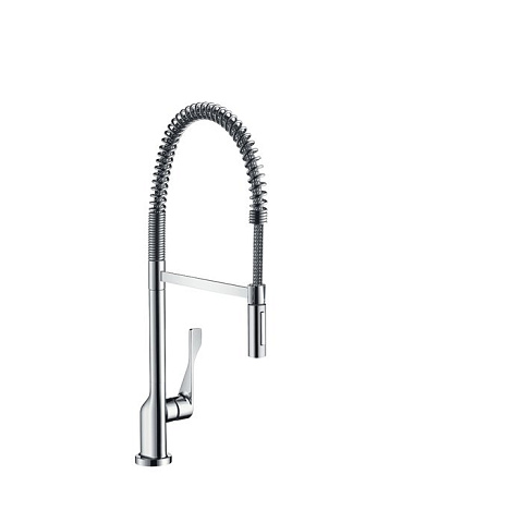 Axor AX Citterio Смеситель для кухни Semi-Pro, однорычажный, на 1 отв, излив 270мм, цвет: хром, 39840000