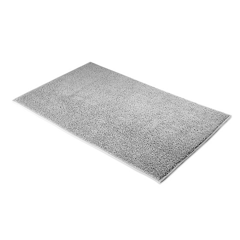 Decor Walther TWIST BM70120 Коврик для ванной комнаты 70x120см, цвет: серебряно-серый, 0960393