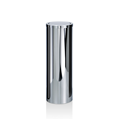 Decor Walther DW 1024 Корзина для бумаги 20xh60см, с крышкой, цвет: сталь полированная, 0611270