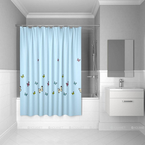 Штора для ванной Iddis Butterfly SCID031P