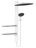 Душевая система матовый белый Hansgrohe Rainfinity Showerpipe 360 1jet 26842700