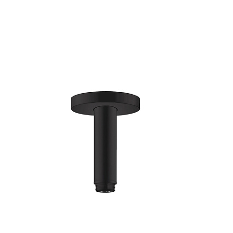 Hansgrohe HG Потолочное подсоединение верхнего душа 100мм, цвет: черный матовый, 27393670