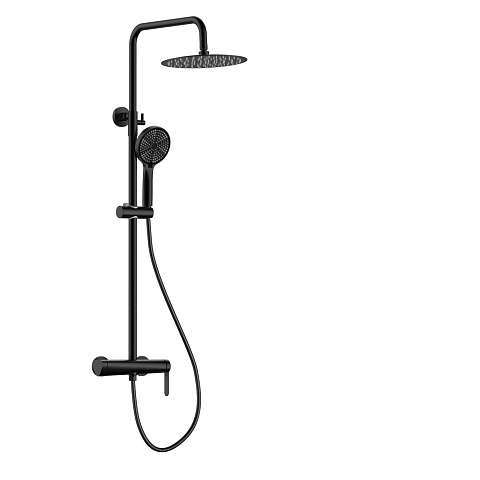 Душевая стойка Gid Aira L020-BM-ND3, черный матовый