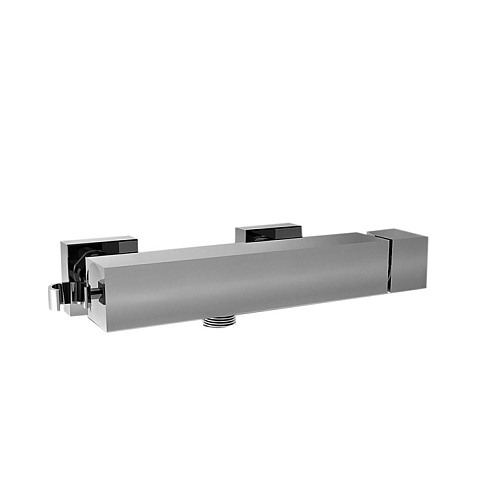 Stella Bamboo Quadro Смеситель для душа 3283AC, вывод снизу, с держателем лейки, цвет: хром, BQ 02403 CR00