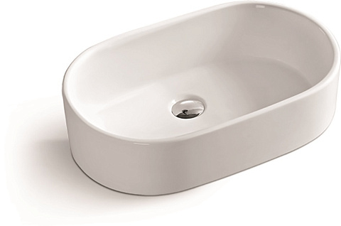 Раковина керамическая (накладная) SantiLine SL-1018