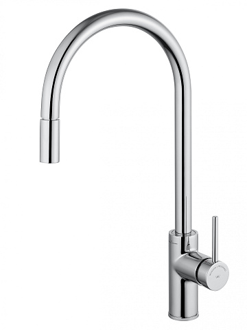 Смеситель для кухни с выдвижным изливом WONZON & WOGHAND Хром WW-422902-CR