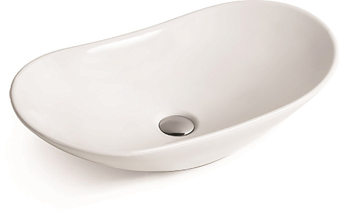 Раковина керамическая (накладная) SantiLine SL-1025