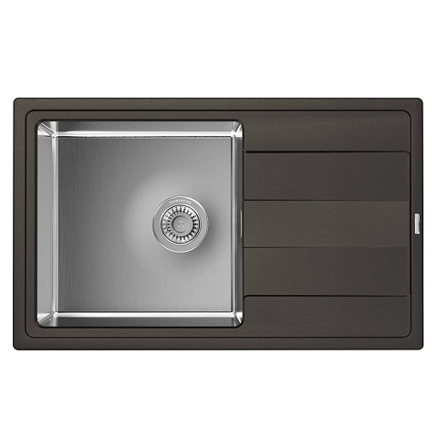 Кухонная мойка Florentina Комби 780 FS 21.395.D0780.302, антрацит