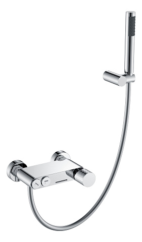 Смеситель Boheme STICK для ванны CHROME DIAMOND CHROME 123-CRCR