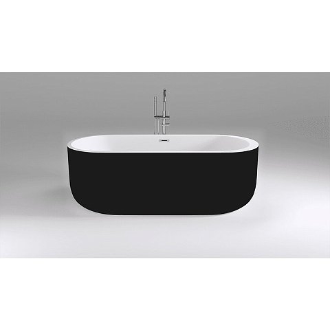 Акриловая ванна Black&White SB109 чёрный (1700x800x580)