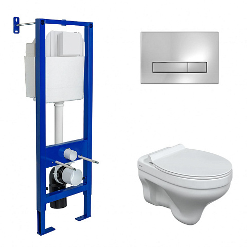Система инсталляции с унитазом Berges ATOM Line 410 Albit S 042443
