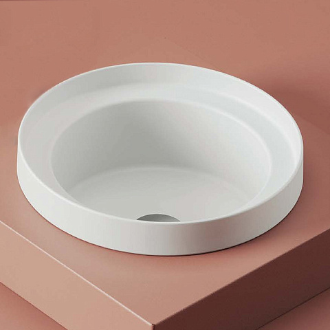 Artceram FUORI SCALA Раковина встраиваемая, d40см, без отв под смеситель, без перелива, цвет: белый, TFL032 01 00