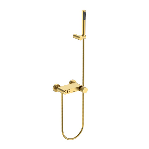 Смеситель Boheme STICK для ванны Matt Gold LINEA 123-MG.3