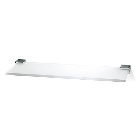 Decor Walther Corner GLA40 Полочка стеклянная 40x12см, цвет: хром, 0560900
