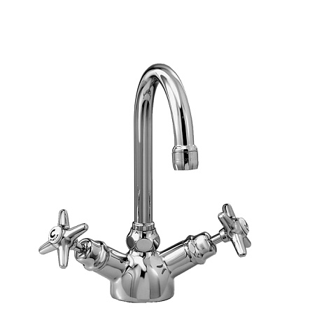 Stella Italica Смеситель для раковины на 1 отверстие 3216, цвет: хром, IT 00003 CR00