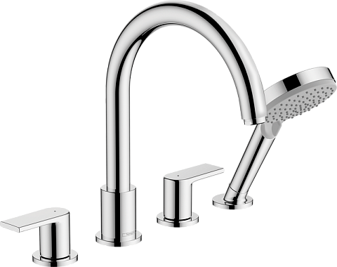 Смеситель Hansgrohe Vernis Shape на край ванны, на 4 отверстия, хром 71459000