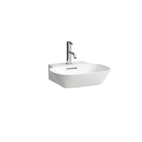 Laufen INO Раковина 450х410х120мм с 1 отв. под смеситель, с покр. LLC, цвет: белый, 8.1630.0.400.104.1