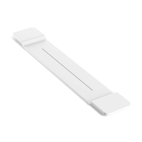 Decor Walther Stone WAN Полка для ванны 3x95x15 см, цвет: белый, 0973150