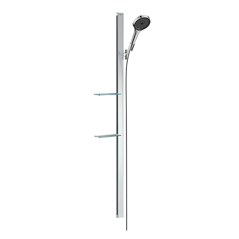 Hansgrohe HG Rainfinity Душевой набор (ручной душ 130мм, 3jet, штанга 900мм, держатель, шланг), цвет: хром, 27673000