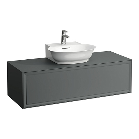 Laufen New Classic База под раковину подвесная , 1180х450х350 мм, 1 ящик, цвет серый (для раковины 816852), 4.0602.3.085.627.1