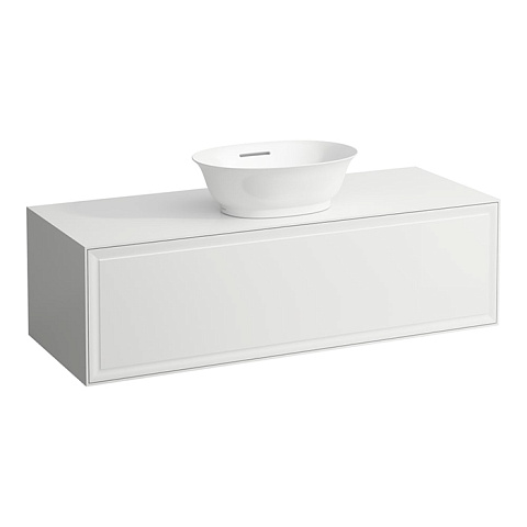 Laufen New Classic База под раковину подвесная , 1180х450х350 мм, 1 ящиком, цвет белый глянец (для раковины 812852, 812853), 4.0602.1.085.631.1