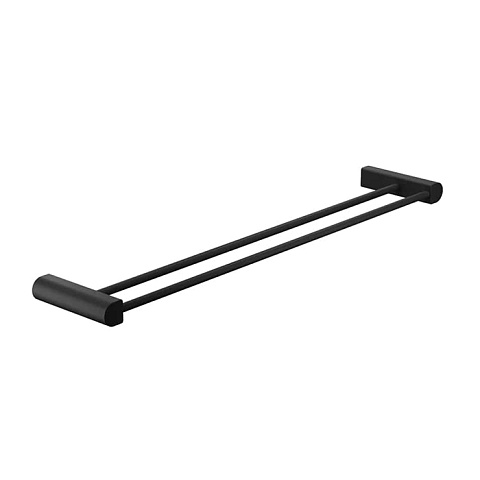GESSI Rilievo Полотенцедержатель двойной, 60 см, цвет: nero XL, 59405#299