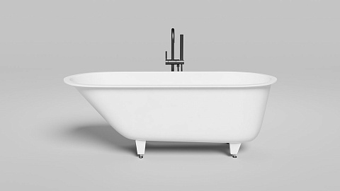 Ванна из литьевого мрамора Salini Ornella 102311G, 170x75 см, глянцевая поверхность