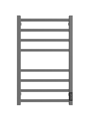 Полотенцесушитель электрический ДВИН L plaza neo 80/50 (4/4), диммер (квадрат) графит